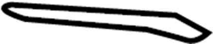 Image of Protector. Tape, Spoiler. (Rear, Lower). Part cannot be reused. image for your 2016 Toyota Corolla 1.8L CVT S SEDAN 