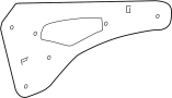Image of Back Up Light Assembly Gasket (Rear) image for your 2014 Toyota Tundra  SR Standard Cab Pickup Fleetside 