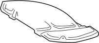 Image of Hood Insulation Pad image for your 2005 Toyota Solara 3.3L V6 A/T SLE COUPE 