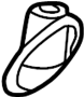 Image of Radio Antenna Cover image for your 2000 Toyota Tacoma 2.4L M/T RWD DLX Standard Cab Pickup Fleetside 