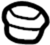 View Radio Antenna Base Nut Full-Sized Product Image