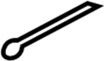View Pin. Cotter. Rod. Joint. Tie.  Full-Sized Product Image