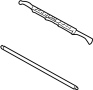 Image of Windshield Wiper Blade (Left, Front) image for your 1992 Toyota Corolla  DLX Wagon 