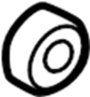 View Rheostat. seal. spacer. Nut, HexAGON. Retainer.  Full-Sized Product Image