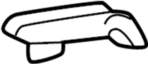 Image of Roof Molding (Rear) image for your 2013 Toyota FJ Cruiser 4.0L V6 M/T 4WD Base Sport Utility 