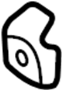Image of Tie Down Hook (Front, Rear, Lower) image for your 2016 Toyota Prius   