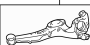 Image of Arm. Suspension. (Rear). Arm connected between. image for your 2016 Toyota RAV4  SE Sport Utility 