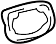 Image of Exterior Door Handle Gasket image for your 2008 TOYOTA SIENNA