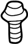View Headlight Mounting Bolt (Lower) Full-Sized Product Image 1 of 1
