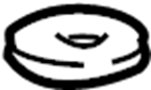 Image of STOPPER, CAB MOUNTIN. image for your 2010 TOYOTA TUNDRA
