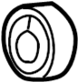 Image of Engine Timing Belt Tensioner Pulley image for your 2023 TOYOTA TACOMA SR5 Crew Cab Pickup Fleetside