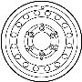 Image of Wheel image for your 2010 TOYOTA TUNDRA
