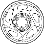 Image of Wheel image for your 2005 TOYOTA TUNDRA