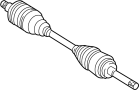 View CV Axle Assembly (Front) Full-Sized Product Image 1 of 2