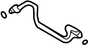 Image of Power Steering Cylinder Line (Left) image for your 2001 TOYOTA TUNDRA DELUXE 4000CC 24-VALVE DOHC EFI, MANUAL , 6-SPEED