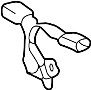 Image of Seat Belt Receptacle (Left, Rear) image for your 2009 Toyota FJ Cruiser   