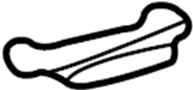 Image of Center support cover. COVER, ROOF RACK LEG. image for your 2005 TOYOTA SEQUOIA