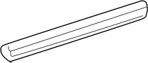 Image of Door Molding (Front, Lower) image for your 2002 Toyota Highlander   