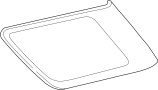 Image of Quarter Glass image for your 2006 Toyota Highlander   