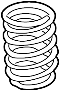 Image of Coil Spring (Rear) image for your 1999 TOYOTA TACOMA