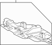 Image of Radiator Support Splash Shield (Front, Lower) image for your 2009 TOYOTA 4RUNNER