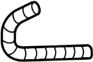 Image of Hose, Air. image for your 1991 TOYOTA PREVIA