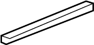 View Fender Seal (Front, Upper, Lower) Full-Sized Product Image 1 of 2