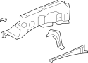 Image of Fender Apron Assembly (Front) image for your 2002 TOYOTA TUNDRA