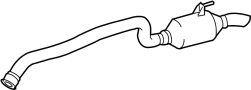 Image of Exhaust Pipe image for your 2011 Toyota FJ Cruiser   