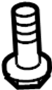 View BOLT, FLANGE. Control arm BRACKET bolt.  Full-Sized Product Image 1 of 6
