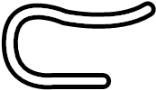 Image of Windshield Washer Hose image for your 2024 TOYOTA COROLLA SE Sedan