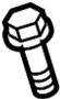 Image of Windshield Wiper Motor Bolt (Front) image for your 2004 TOYOTA TUNDRA