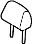 View Headrest Assembly, SE. (Front) Full-Sized Product Image 1 of 3