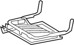 Image of Cushion frame. Spring Assembly, Seat. (Rear) image for your 2004 Toyota Sequoia   