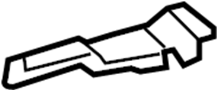 Image of BRACKET, ROOF PANEL. Roof REINFORCED bracket. image for your 2011 TOYOTA TUNDRA