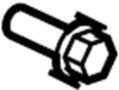 Image of Fuel Filler Housing Screw image for your 2016 TOYOTA SEQUOIA