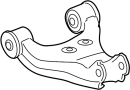 Image of Suspension Control Arm (Rear, Upper) image for your 2017 TOYOTA SEQUOIA LIMITED 5.7L i-Force  4WD