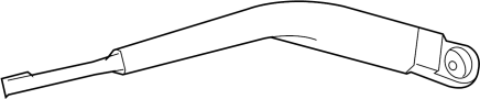 Image of Back Glass Wiper Arm (Rear) image for your 2012 Toyota Tundra 5.7L i-Force V8 FLEX A/T RWD Platinum Crew Cab Pickup Fleetside 