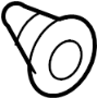Image of Back Up Light Assembly Nut image for your 2012 TOYOTA SEQUOIA