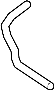 Image of Engine Coolant Hose image for your 1984 TOYOTA COROLLA