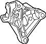 Image of Engine Mount Bracket (Front, Rear) image for your 2000 Toyota Land Cruiser   