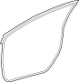 Image of Door Seal (Front, Lower) image for your 2023 Toyota Corolla   