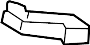 Image of Bumper Guide (Rear, Upper, Lower) image for your 2006 Toyota Matrix   