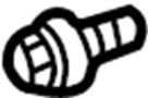 Image of Bolt. Engine. Mount. (Front). A threaded rod with a. image for your TOYOTA