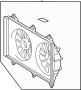 Image of Engine Cooling Fan Shroud image for your 2011 Toyota Matrix 1.8L M/T FWD Base Wagon 