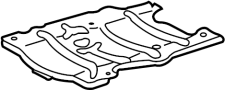 Image of Oil. Baffle. Pan. Plate. (Lower). Engine Oil Pan Baffle. image for your 2011 Toyota RAV4  Base Sport Utility 