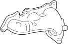 Image of Exhaust Manifold image for your 2010 Toyota Tundra  Platinum Crew Cab Pickup Fleetside 