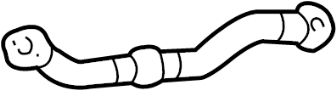 Image of Exhaust. Pipe. Intermediate. (Front). Exhaust Intermediate. image for your 2011 Toyota RAV4 3.5L V6 A/T FWD Sport Sport Utility 