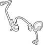 Image of ABS Wheel Speed Sensor (Left, Front) image for your 2004 Toyota 4Runner   