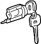 Image of Cylinder. Lock. Ignition Lock Cylinder. image for your 2023 Toyota 4Runner   